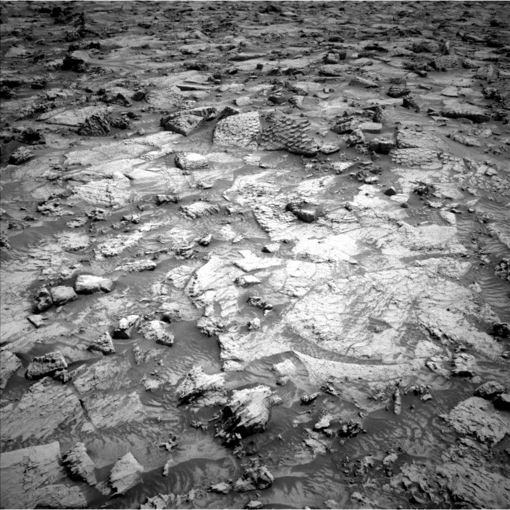 Foto de Marte da câmera NAV_LEFT_B