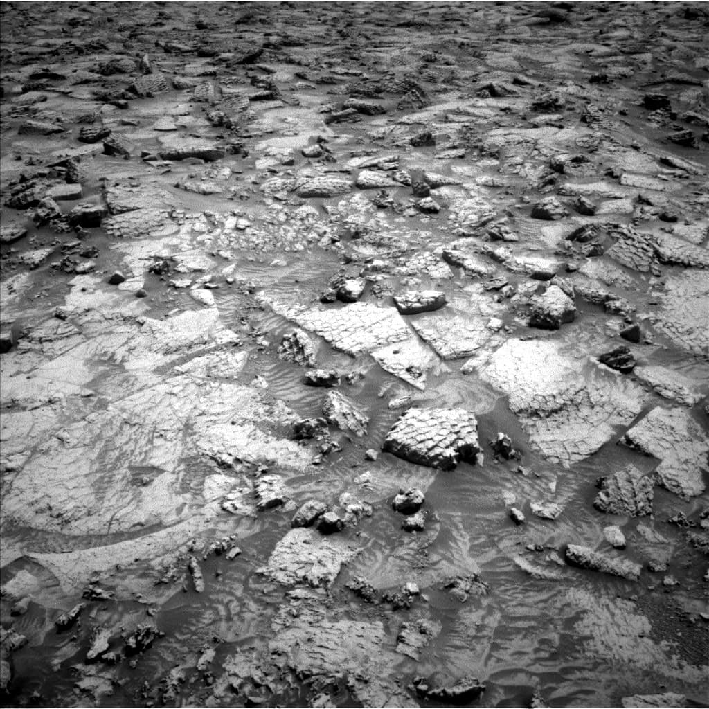 Foto de Marte da câmera NAV_LEFT_B