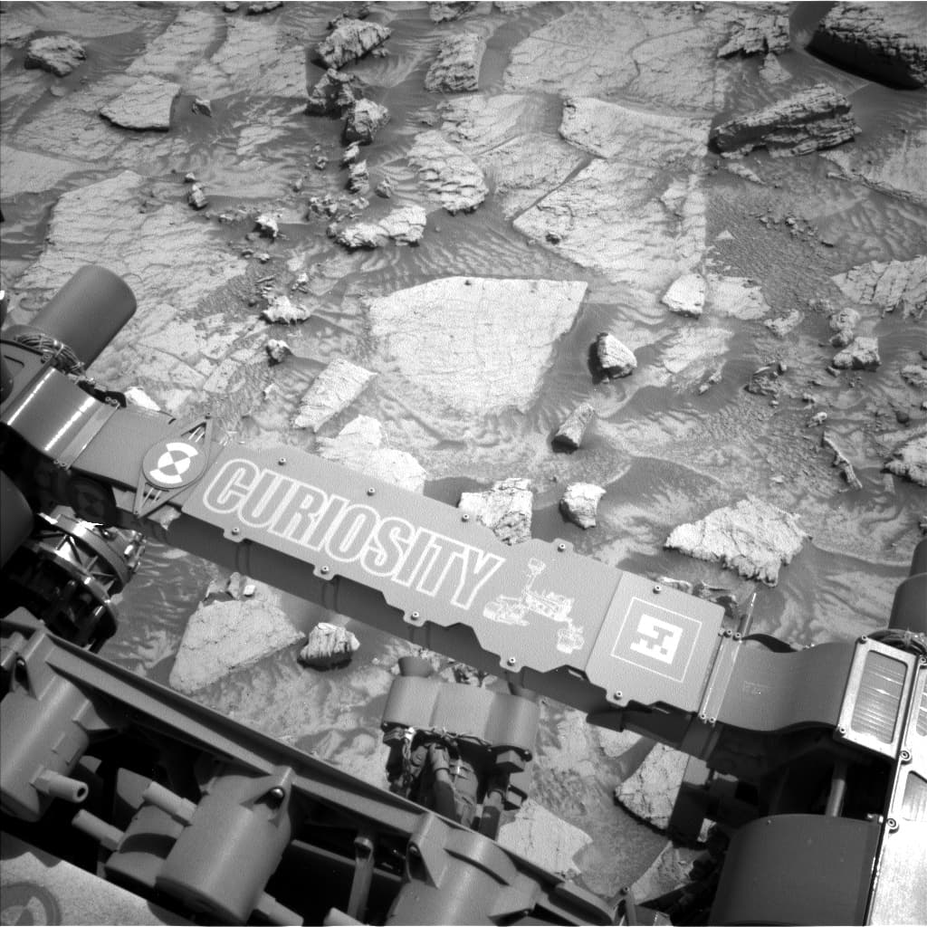 Foto de Marte da câmera NAV_LEFT_B