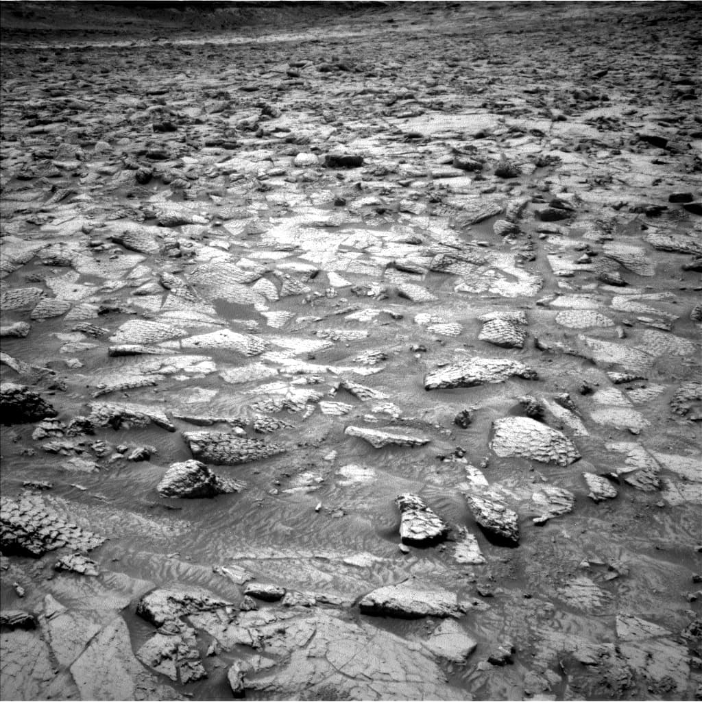 Foto de Marte da câmera NAV_LEFT_B