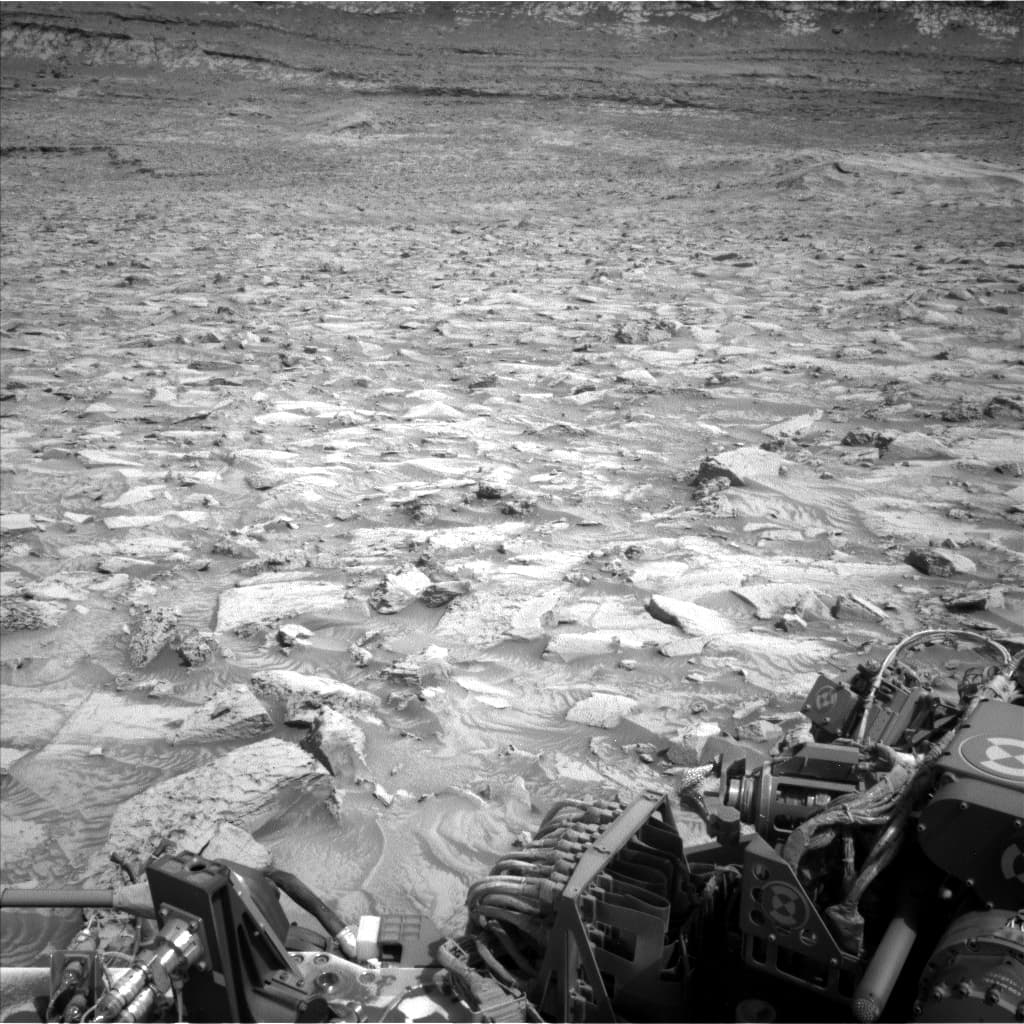 Foto de Marte da câmera NAV_LEFT_B