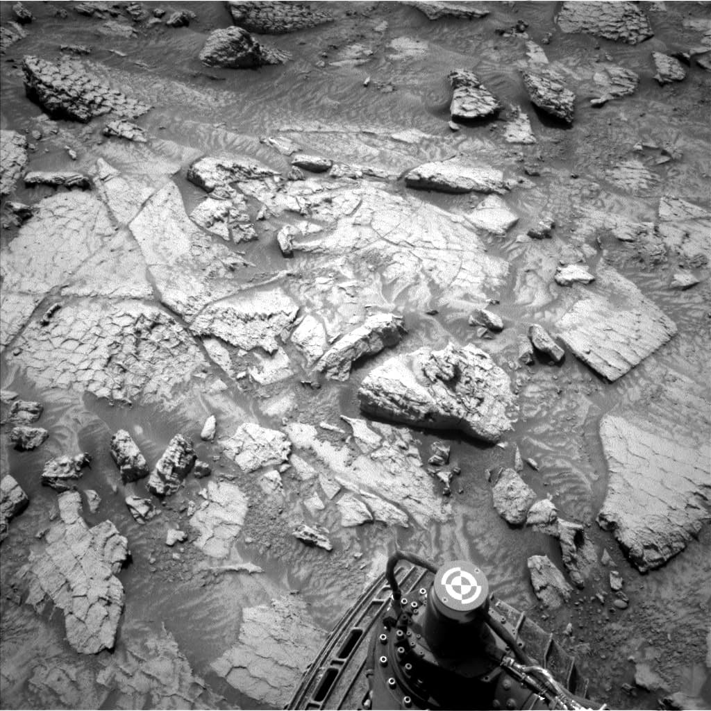Foto de Marte da câmera NAV_LEFT_B