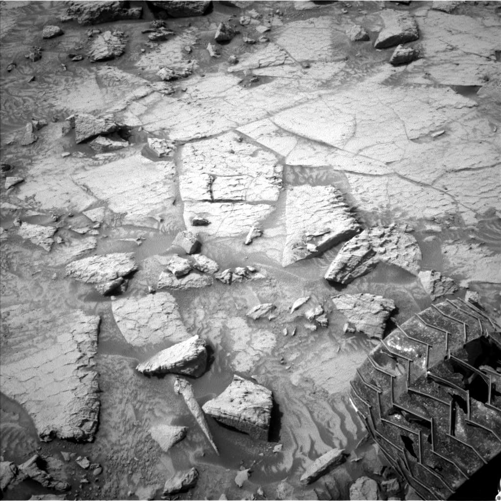 Foto de Marte da câmera NAV_LEFT_B