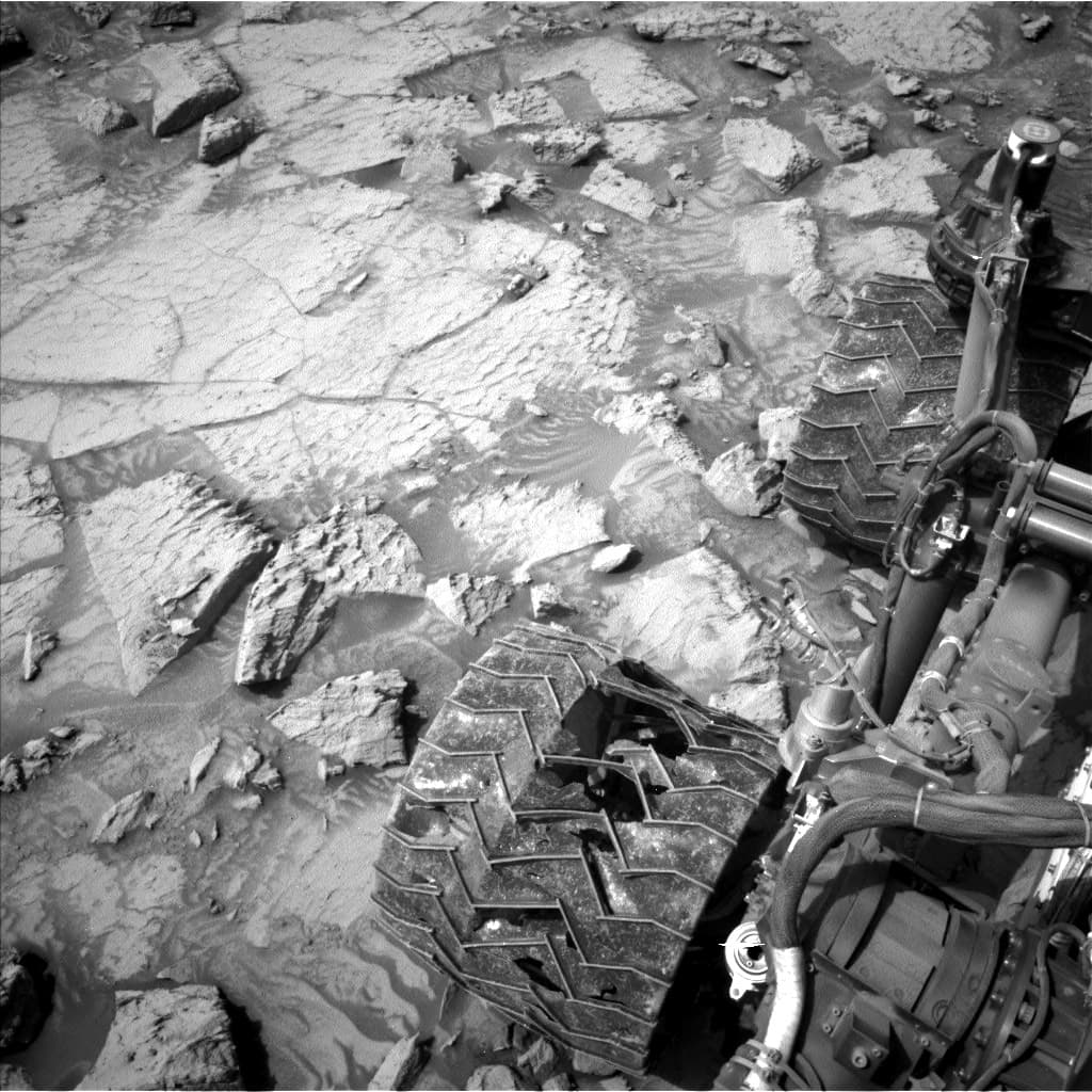Foto de Marte da câmera NAV_LEFT_B