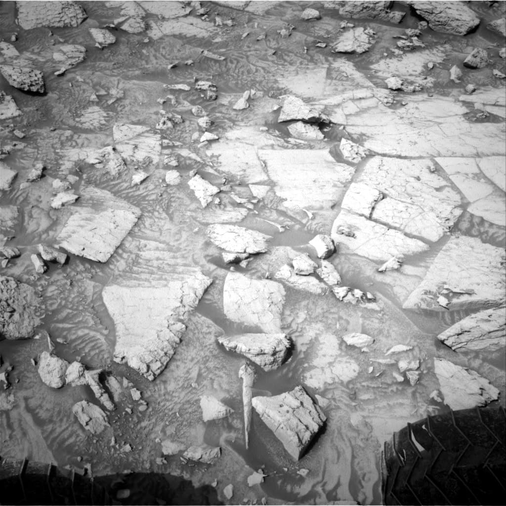 Foto de Marte da câmera NAV_RIGHT_B