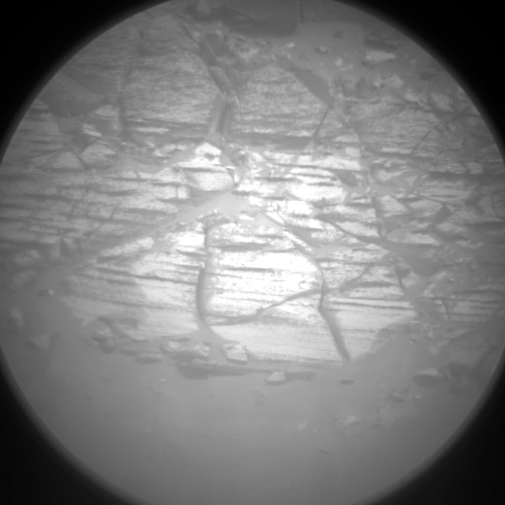 Foto de Marte da câmera CHEMCAM_RMI