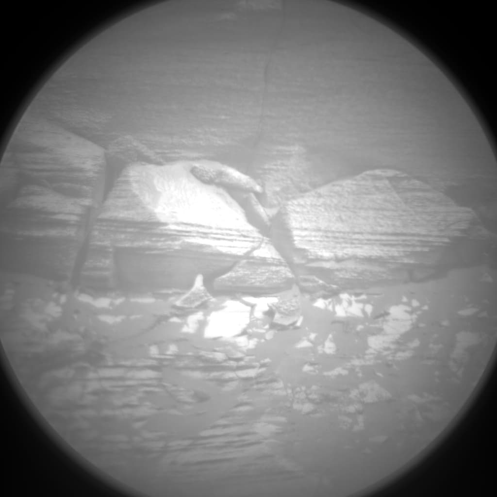 Foto de Marte da câmera CHEMCAM_RMI