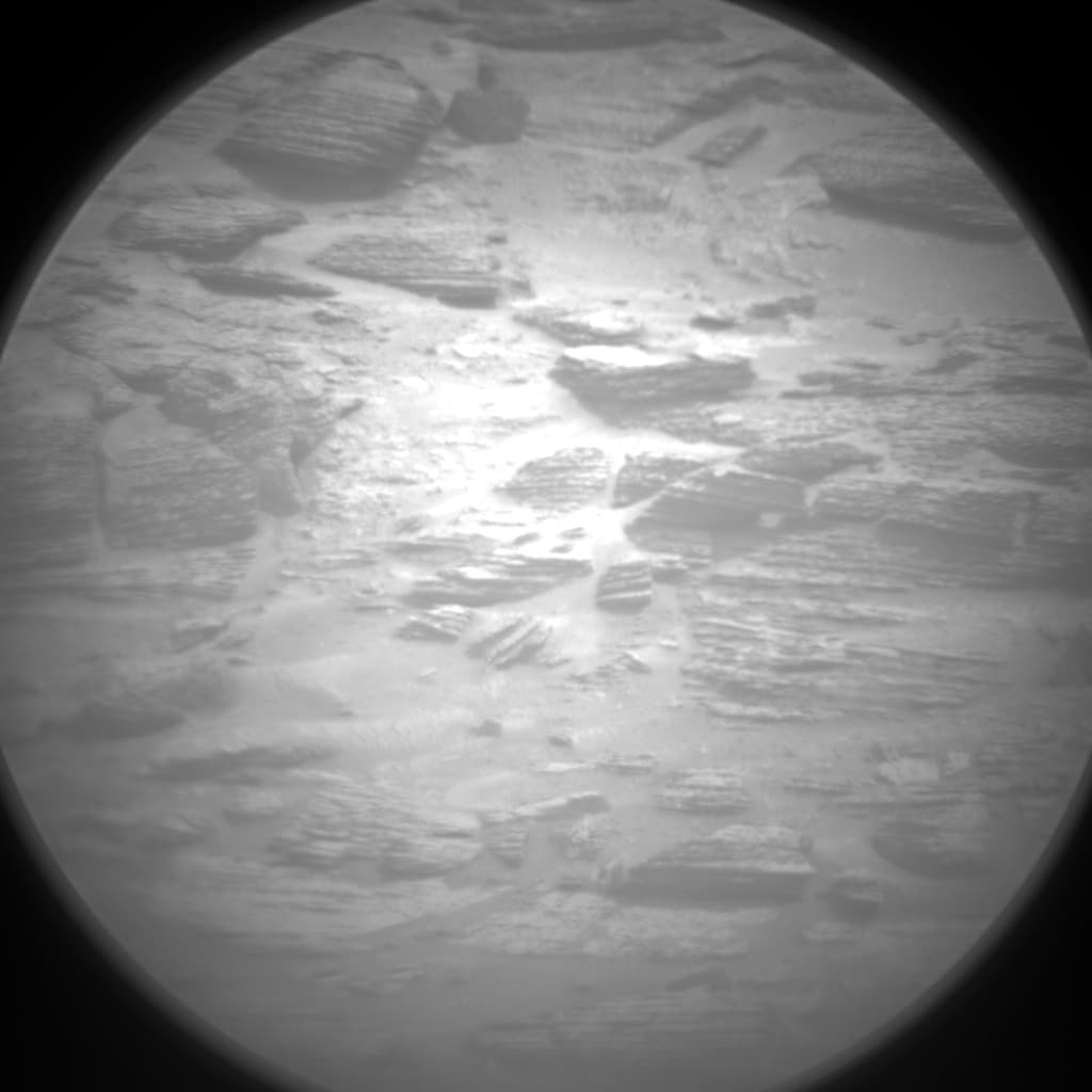 Foto de Marte da câmera CHEMCAM_RMI