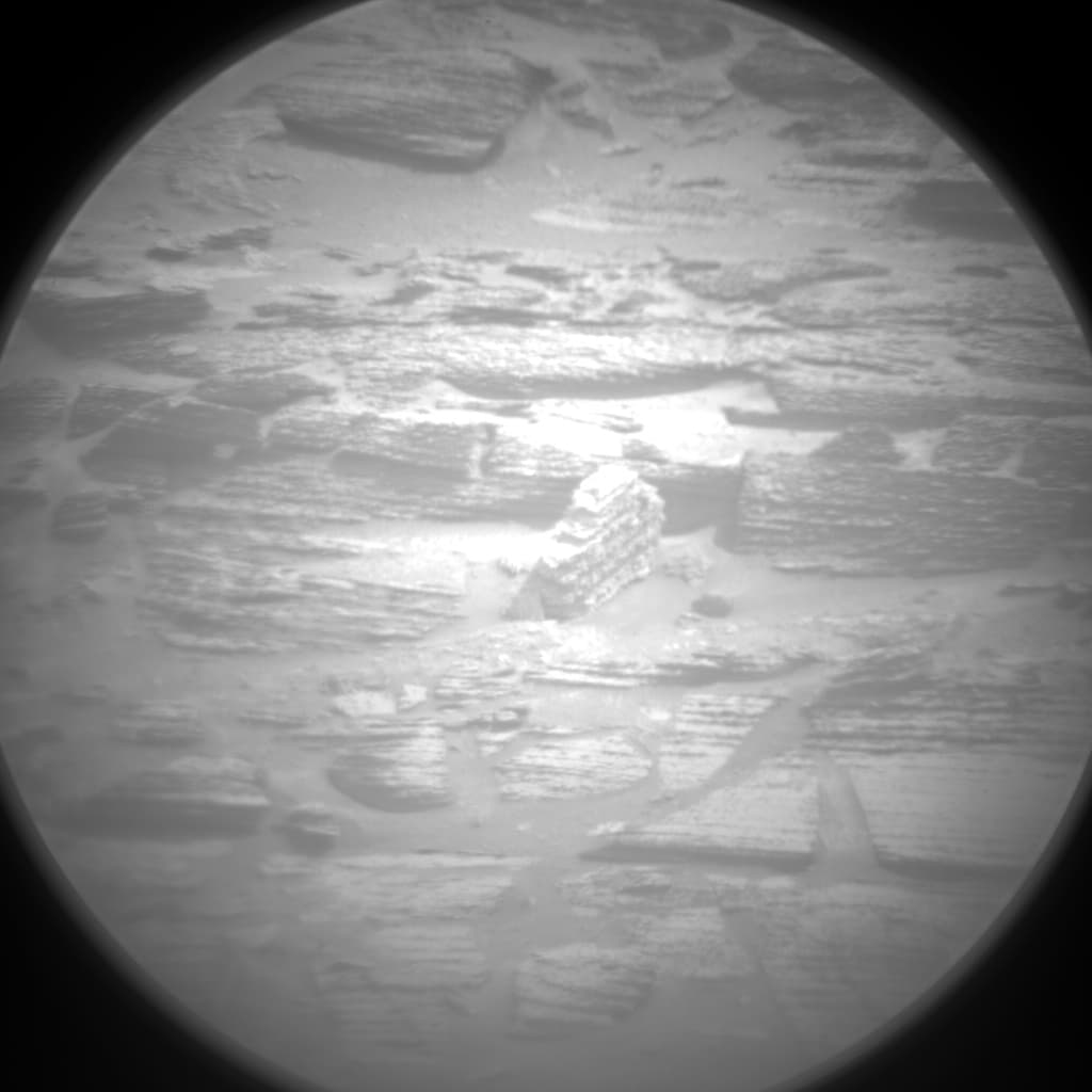 Foto de Marte da câmera CHEMCAM_RMI