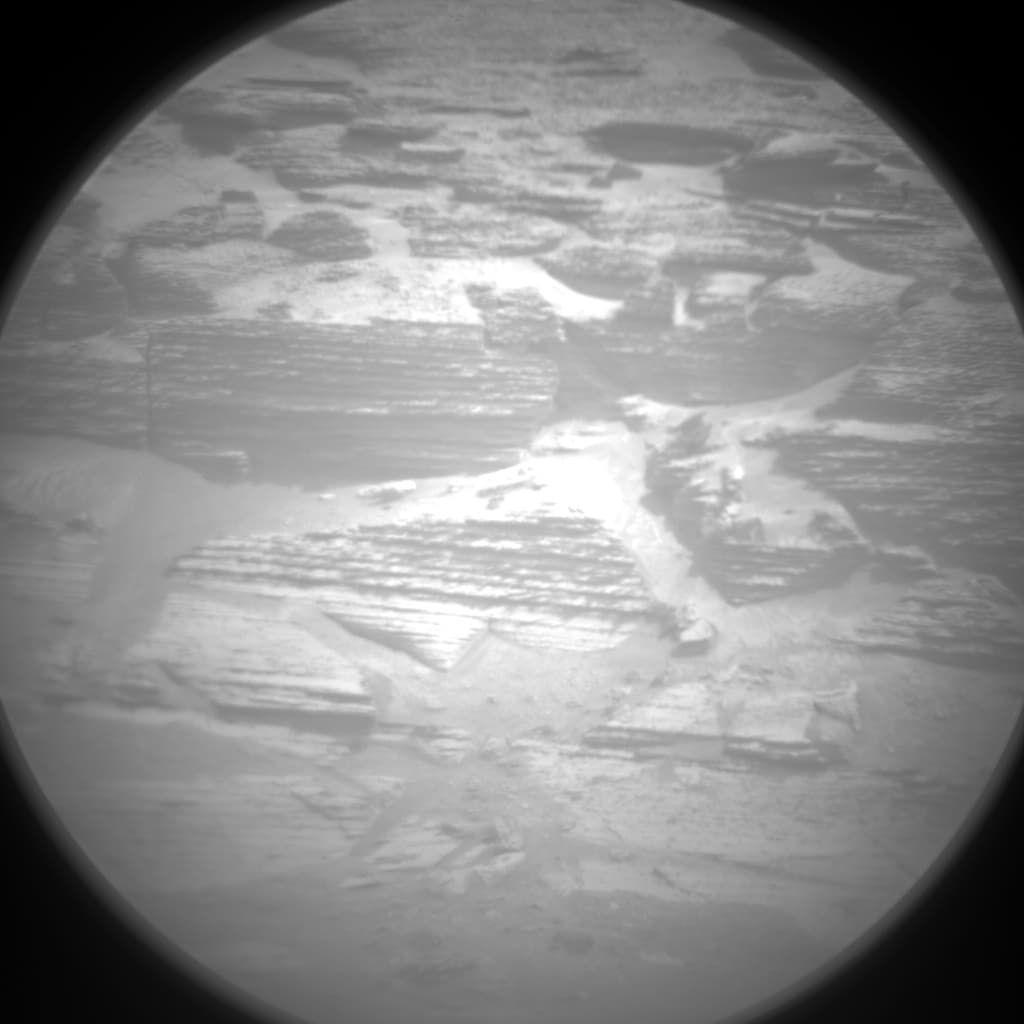 Foto de Marte da câmera CHEMCAM_RMI