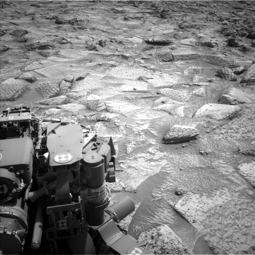 Foto de Marte da câmera NAV_LEFT_B