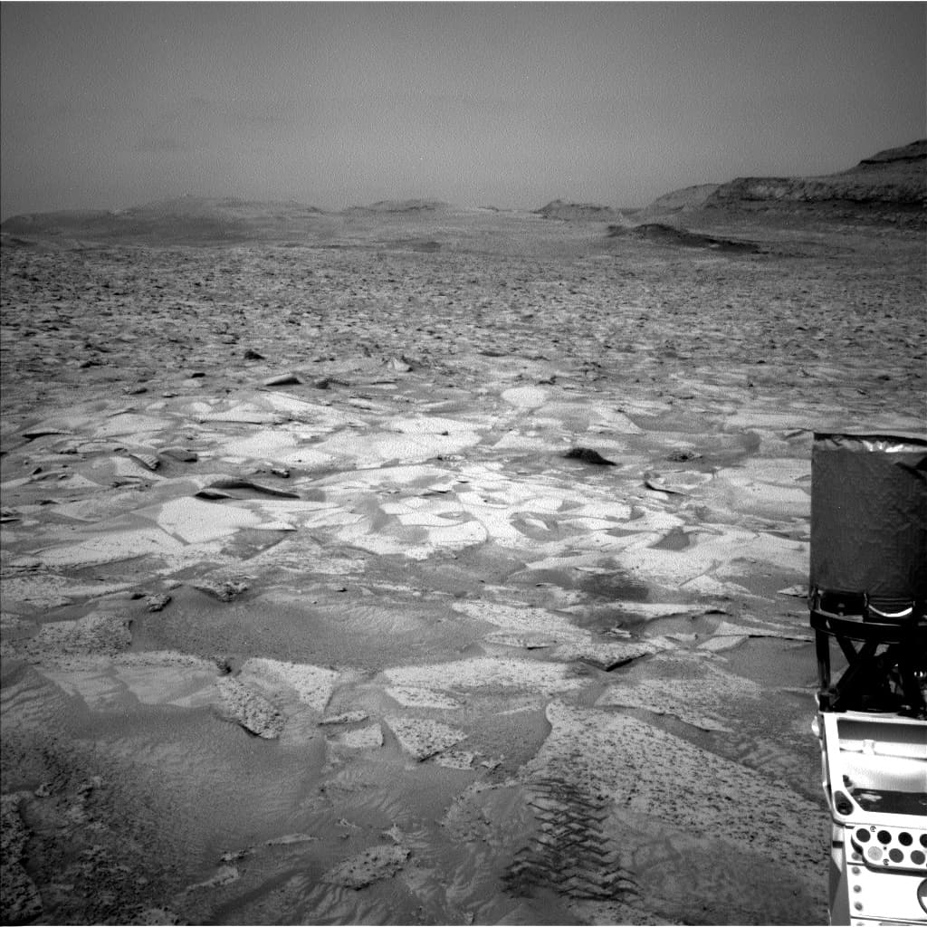 Foto de Marte da câmera NAV_LEFT_B