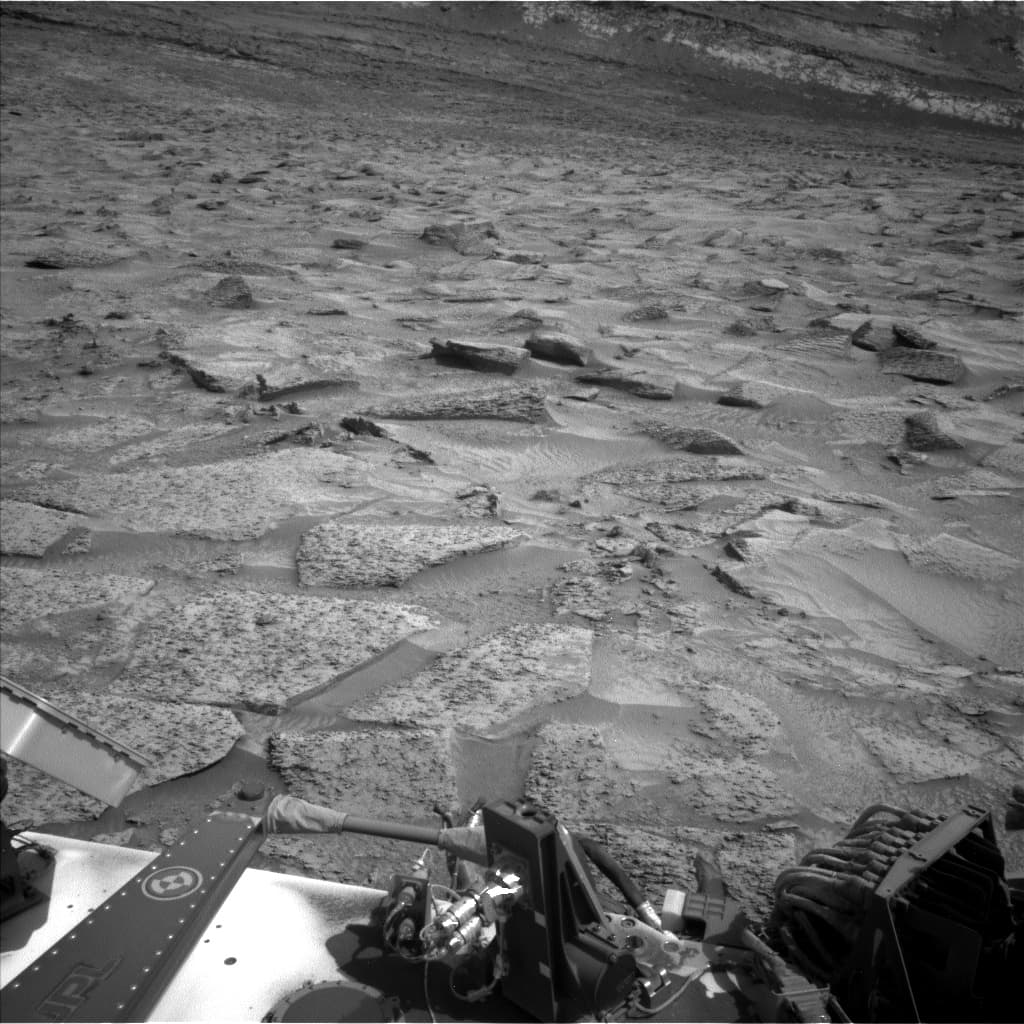 Foto de Marte da câmera NAV_LEFT_B