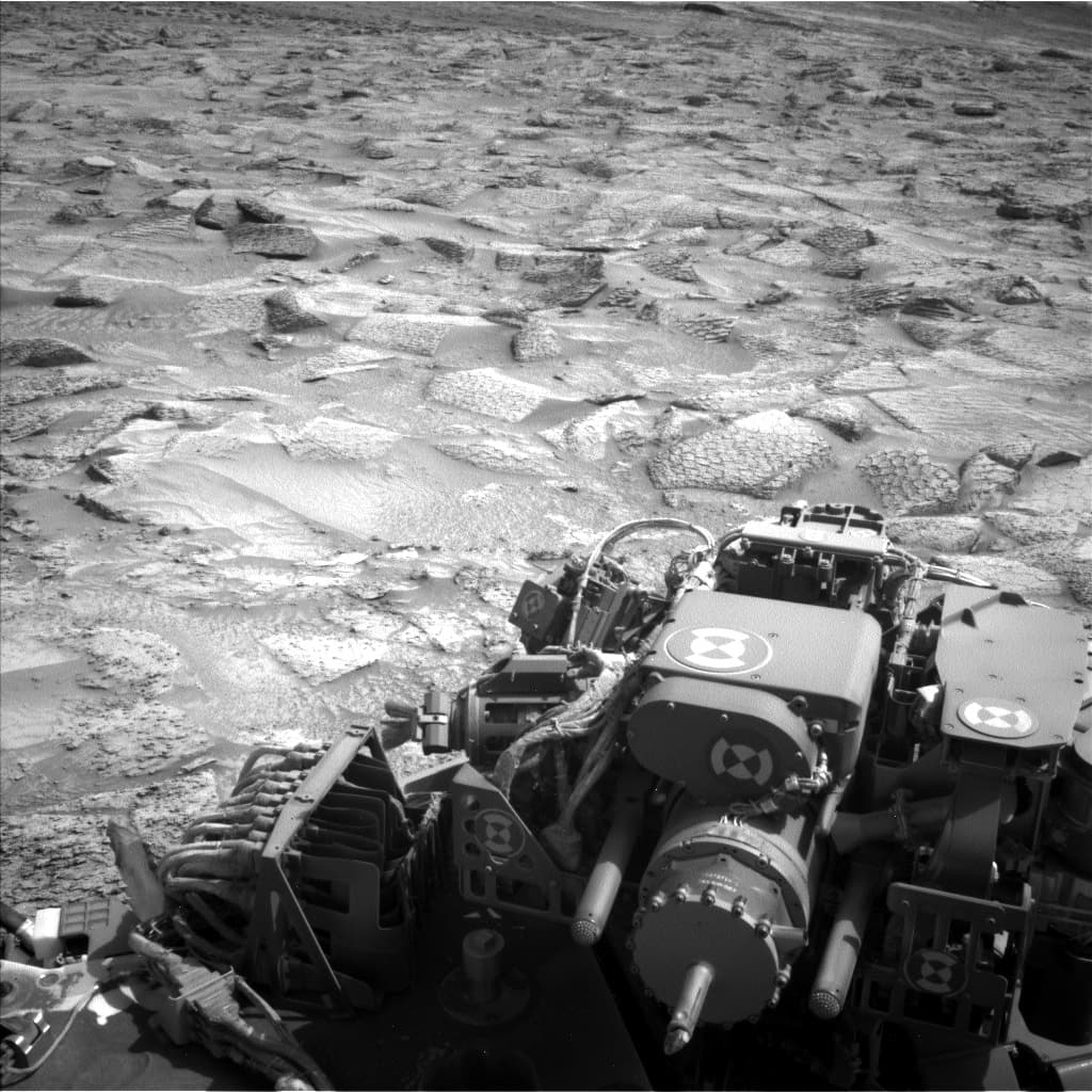 Foto de Marte da câmera NAV_LEFT_B