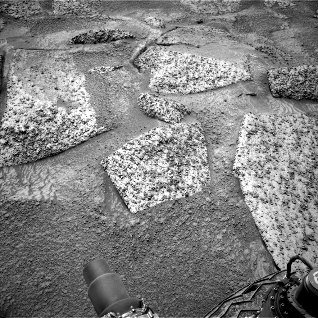 Foto de Marte da câmera NAV_LEFT_B