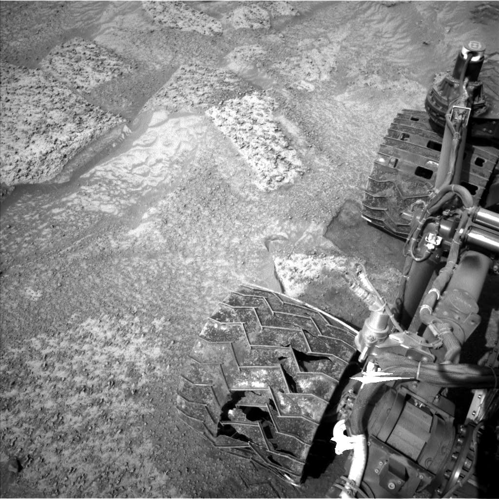 Foto de Marte da câmera NAV_LEFT_B