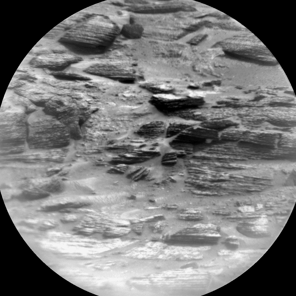 Foto de Marte da câmera CHEMCAM_RMI