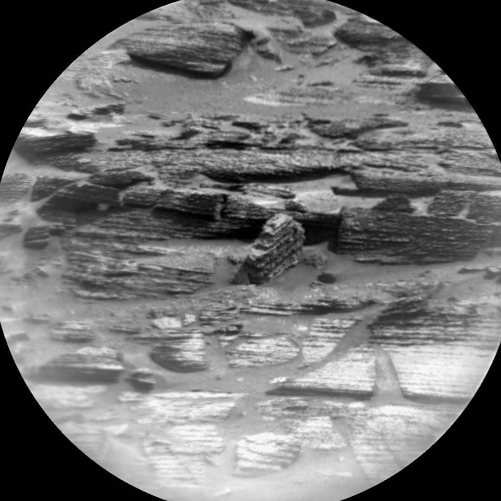 Foto de Marte da câmera CHEMCAM_RMI