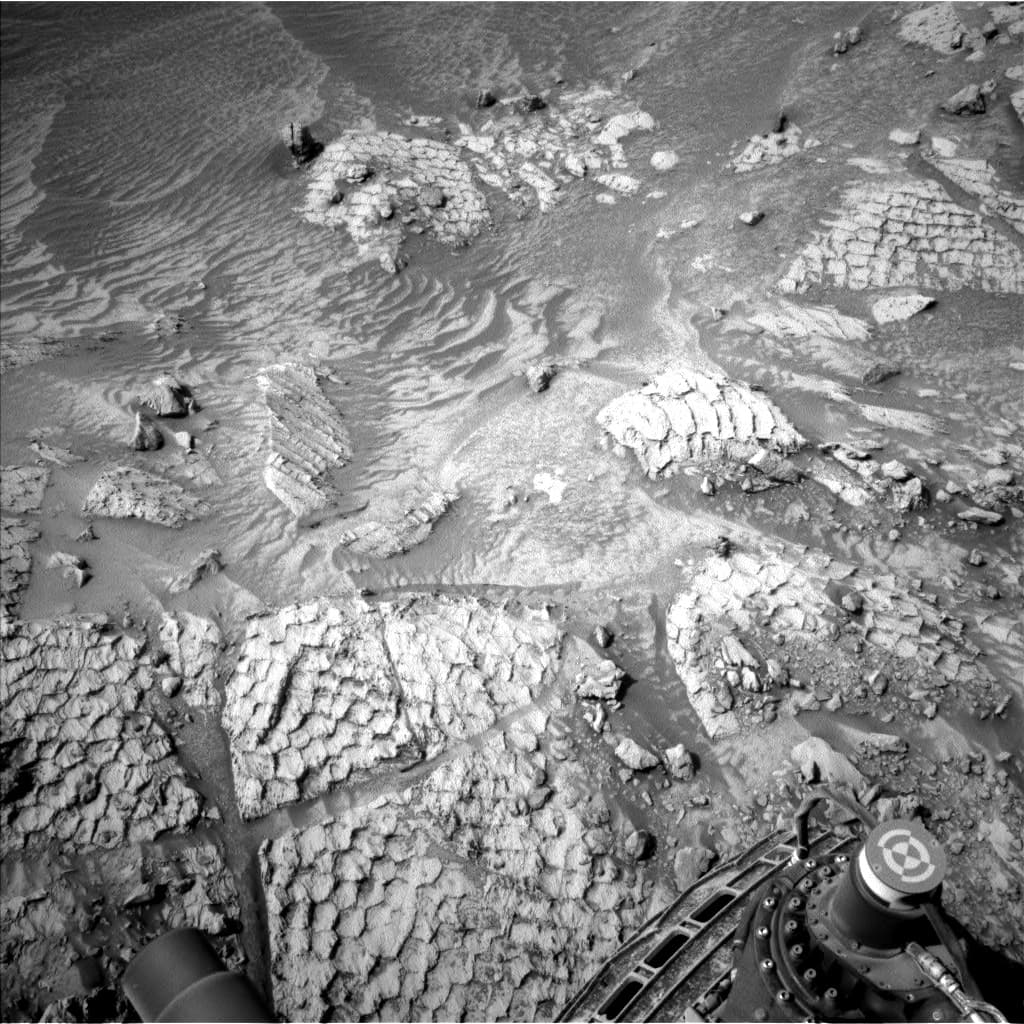 Foto de Marte da câmera NAV_LEFT_B