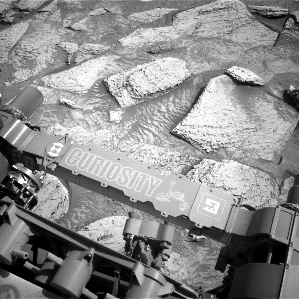 Foto de Marte da câmera NAV_LEFT_B