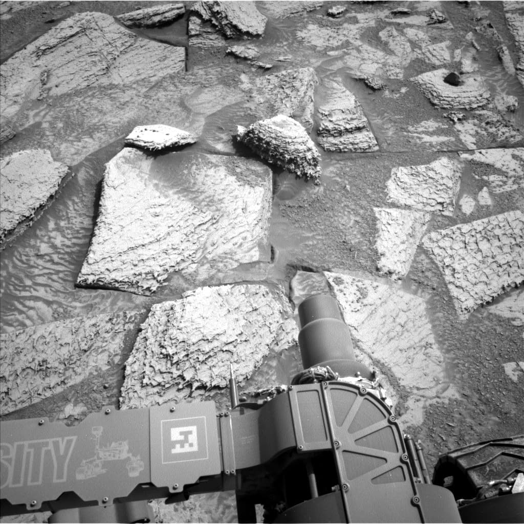 Foto de Marte da câmera NAV_LEFT_B