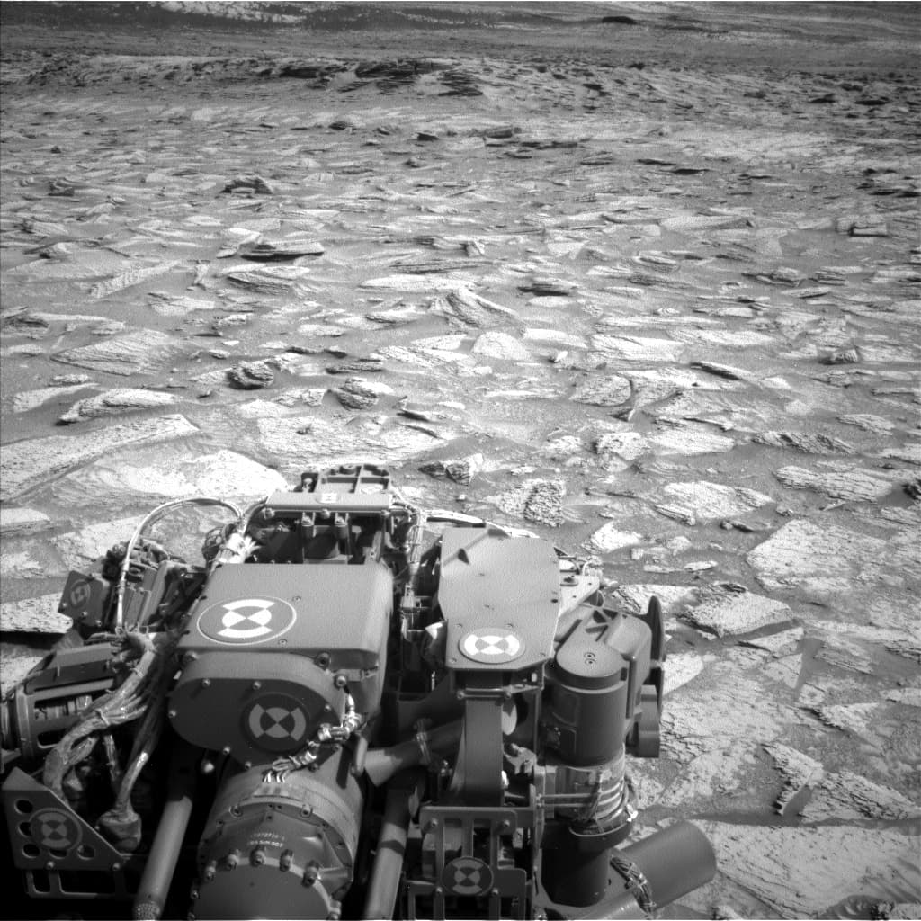 Foto de Marte da câmera NAV_LEFT_B