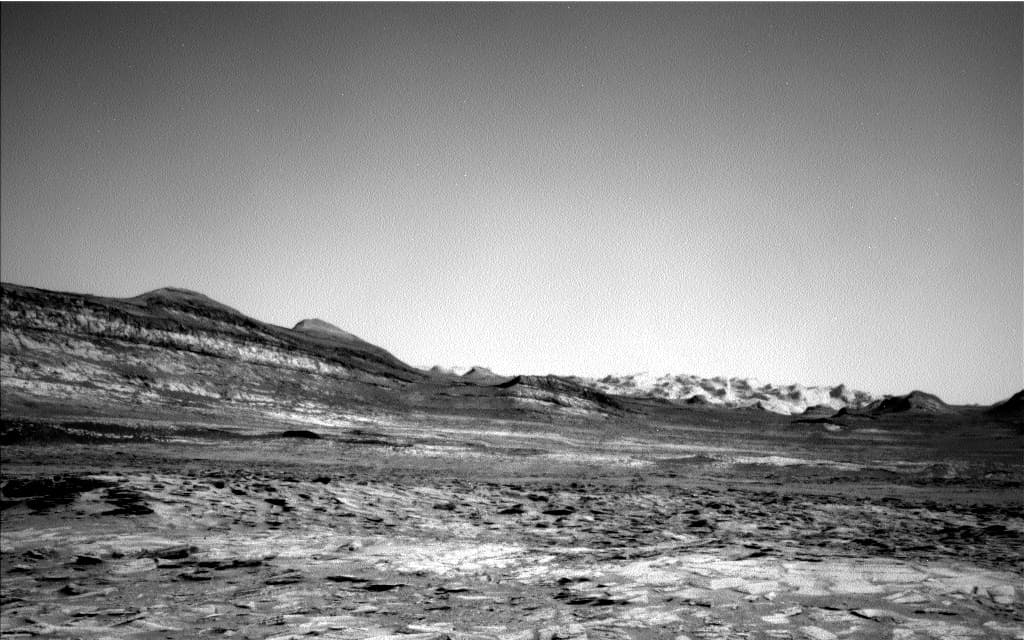 Foto de Marte da câmera NAV_LEFT_B