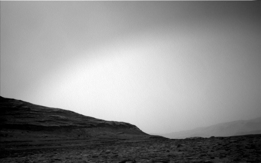 Foto de Marte da câmera NAV_LEFT_B