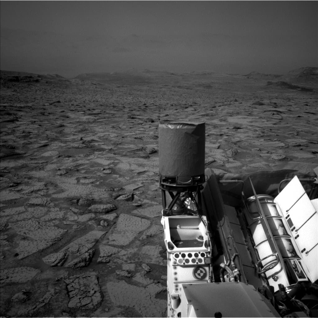 Foto de Marte da câmera NAV_LEFT_B