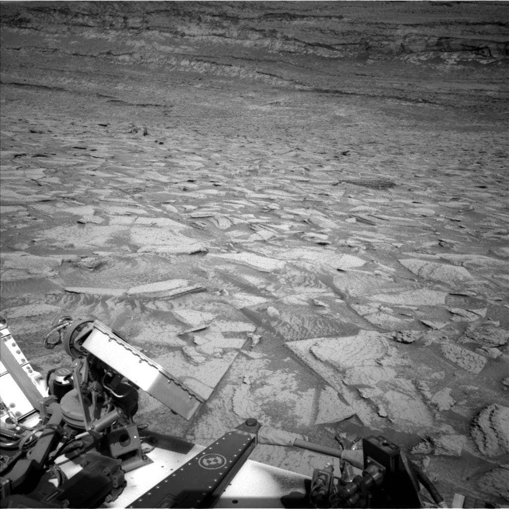 Foto de Marte da câmera NAV_LEFT_B