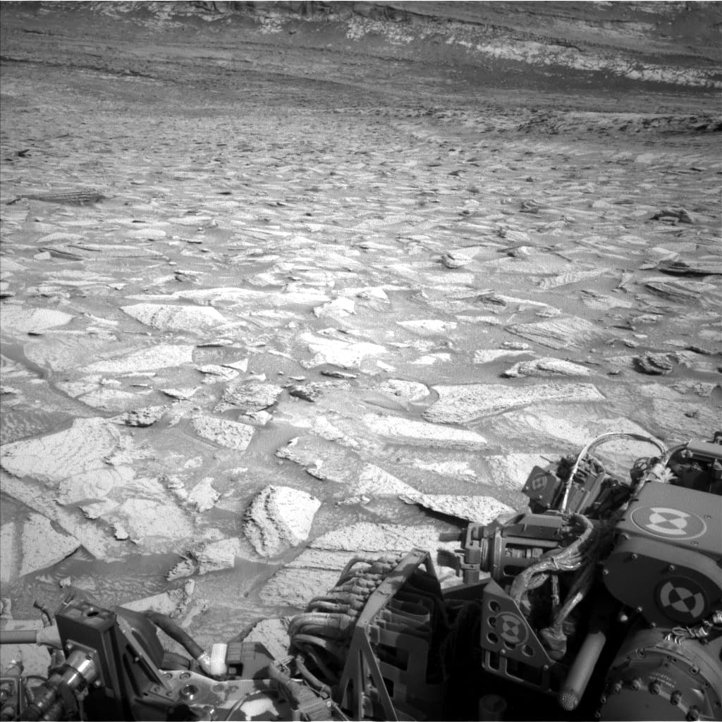 Foto de Marte da câmera NAV_LEFT_B