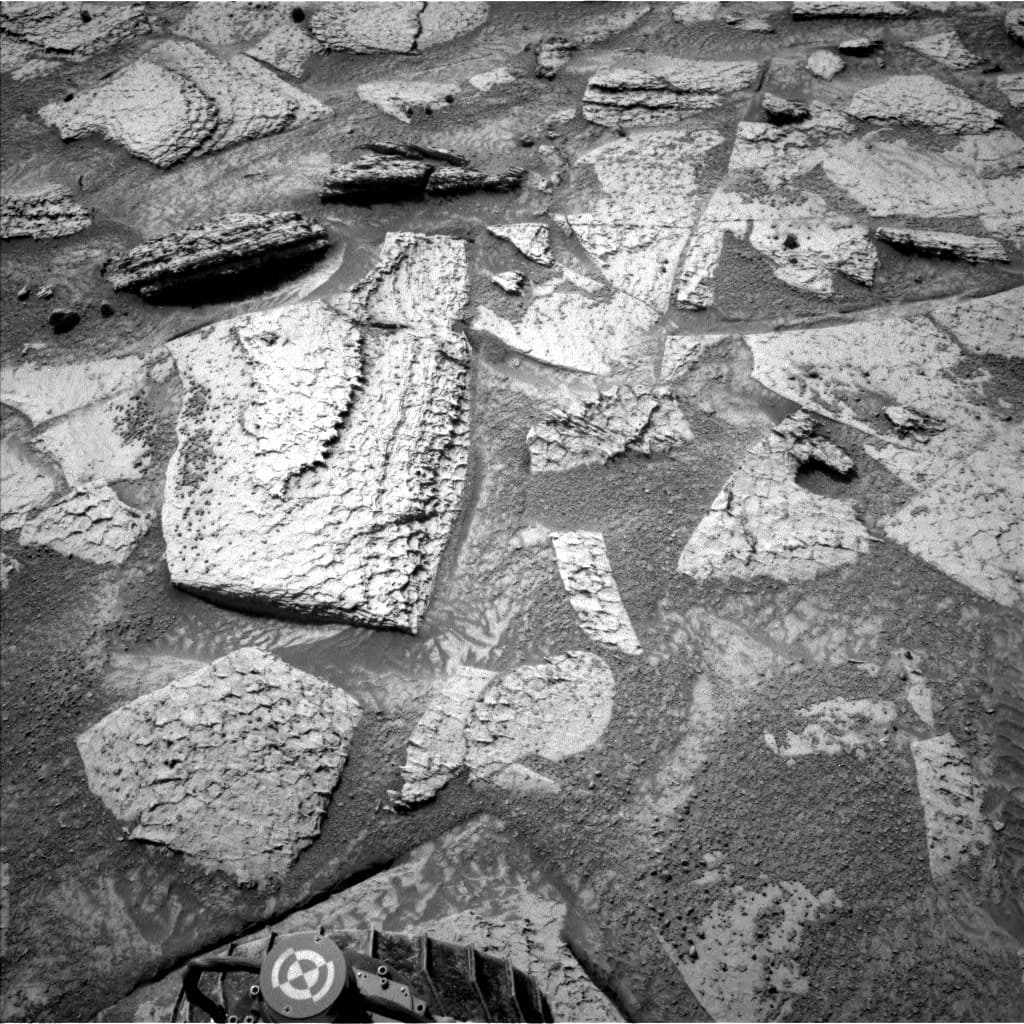 Foto de Marte da câmera NAV_LEFT_B