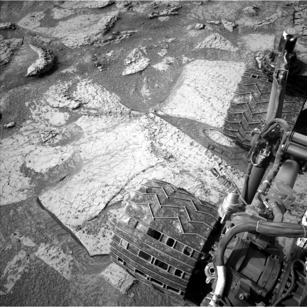 Foto de Marte da câmera NAV_LEFT_B
