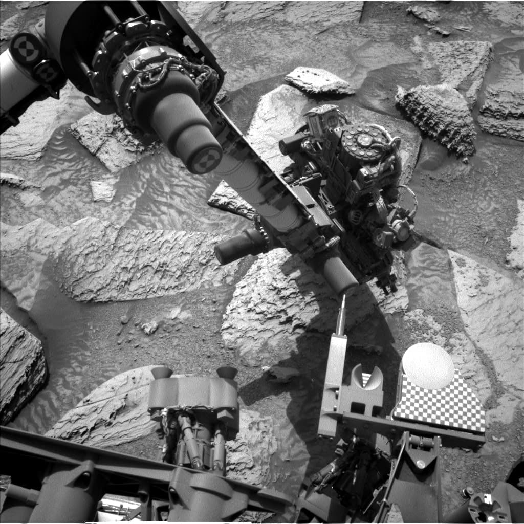 Foto de Marte da câmera NAV_LEFT_B