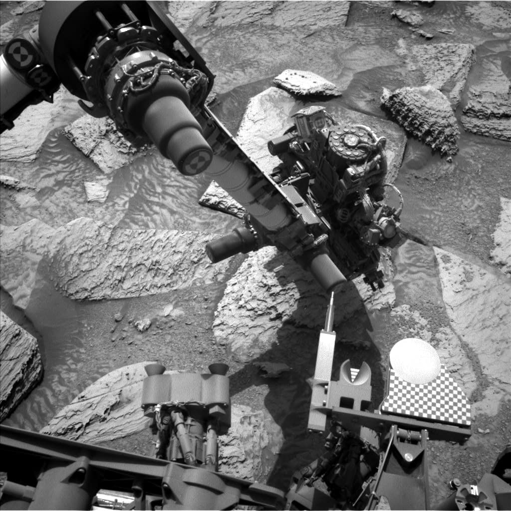 Foto de Marte da câmera NAV_LEFT_B