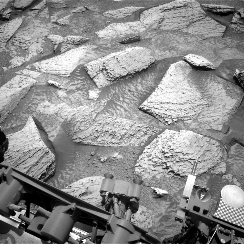 Foto de Marte da câmera NAV_LEFT_B