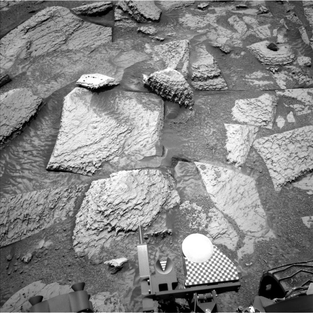 Foto de Marte da câmera NAV_LEFT_B