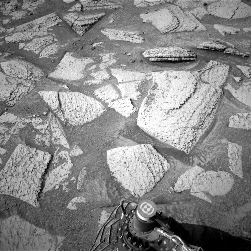 Foto de Marte da câmera NAV_LEFT_B