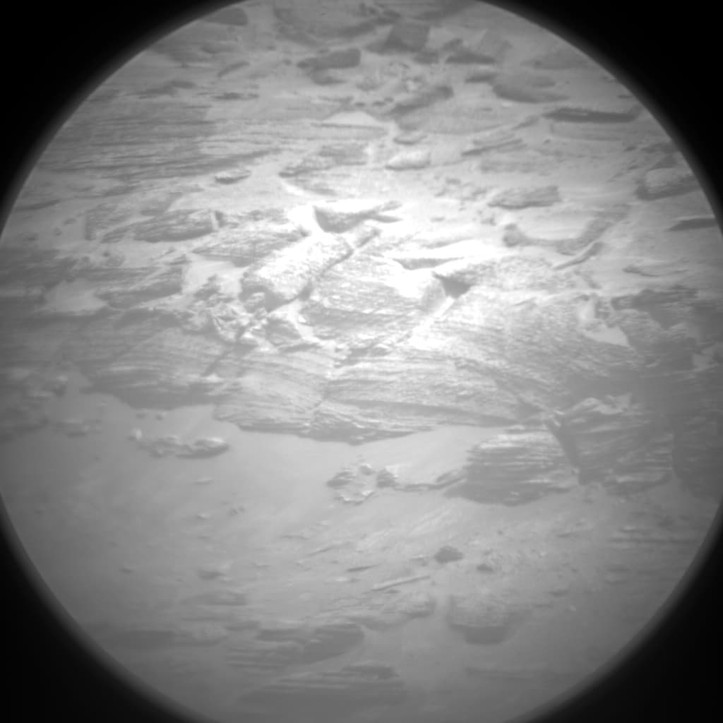 Foto de Marte da câmera CHEMCAM_RMI