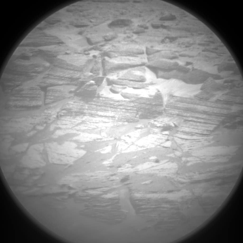 Foto de Marte da câmera CHEMCAM_RMI