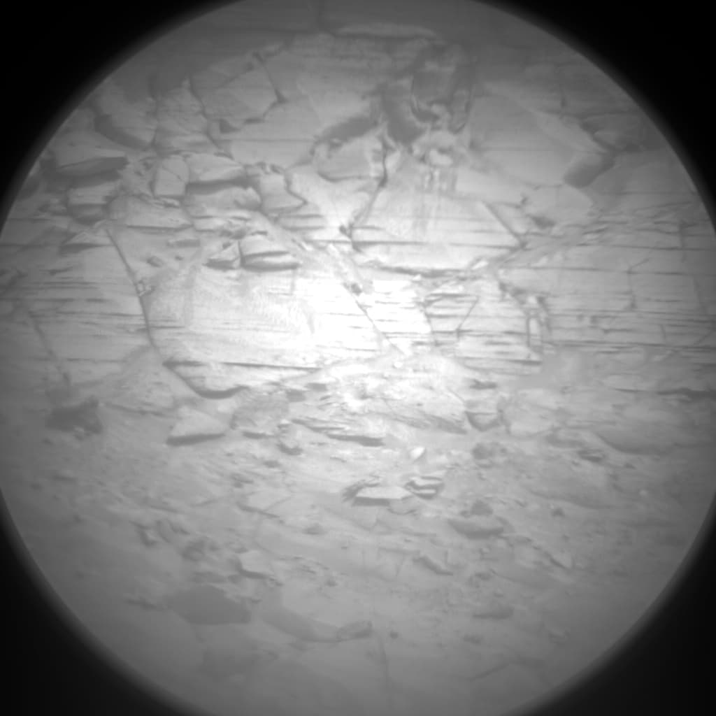 Foto de Marte da câmera CHEMCAM_RMI