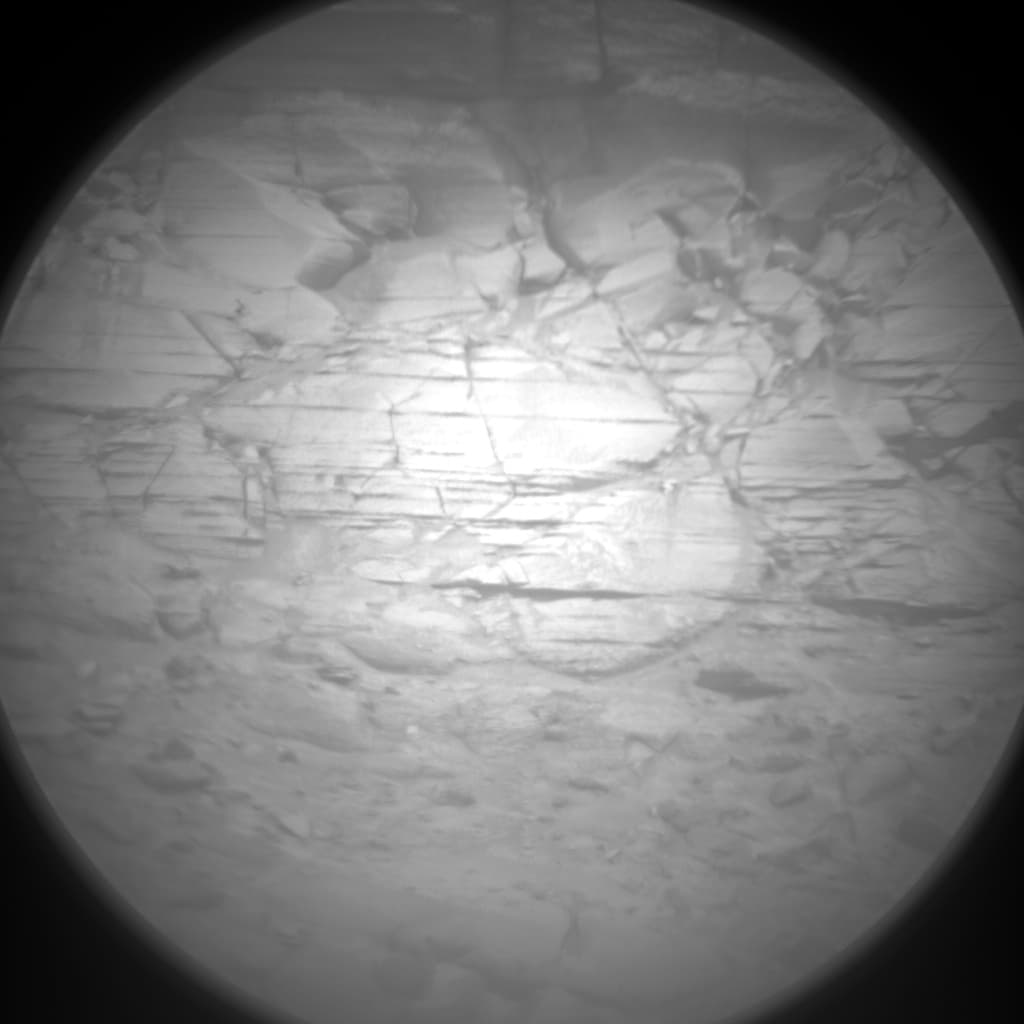 Foto de Marte da câmera CHEMCAM_RMI