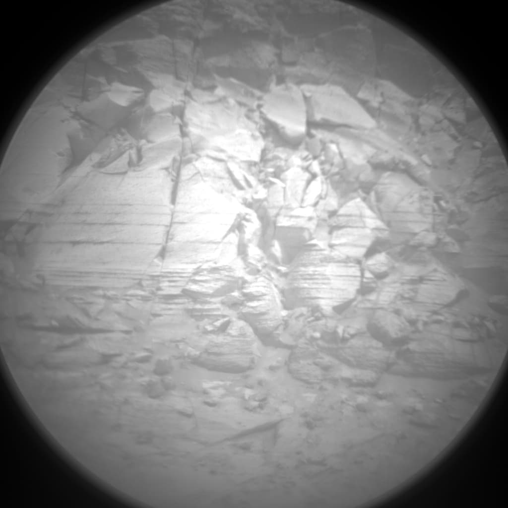 Foto de Marte da câmera CHEMCAM_RMI