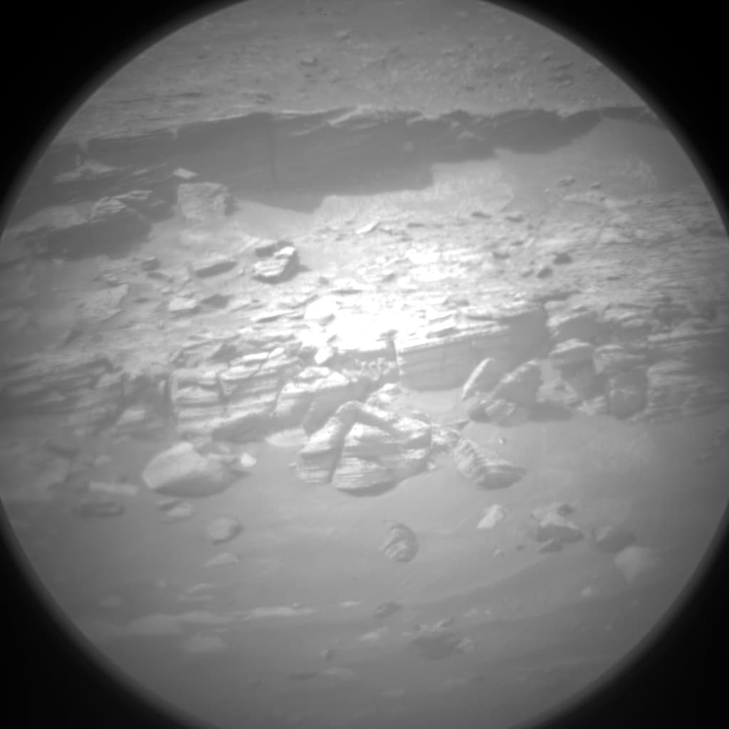 Foto de Marte da câmera CHEMCAM_RMI