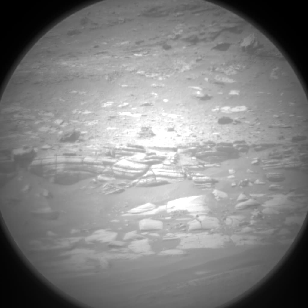 Foto de Marte da câmera CHEMCAM_RMI
