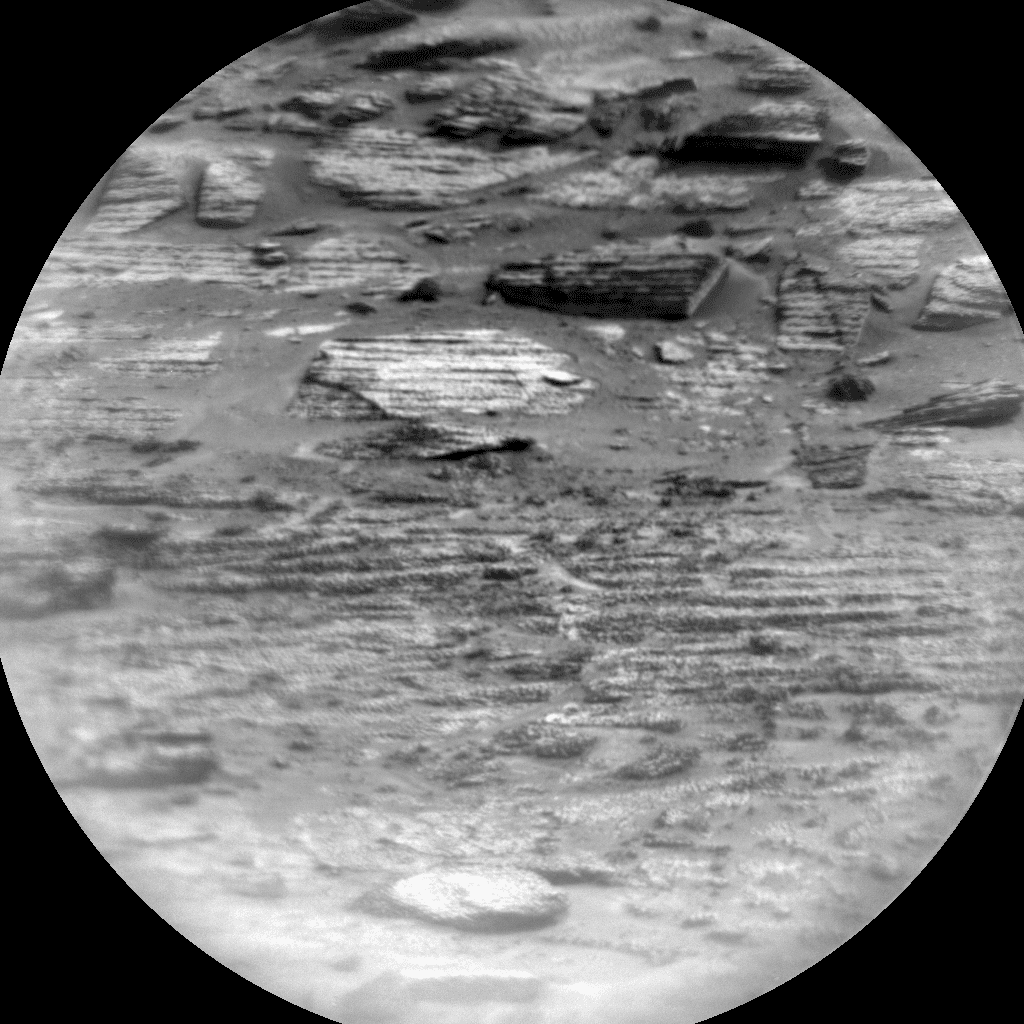 Foto de Marte da câmera CHEMCAM_RMI