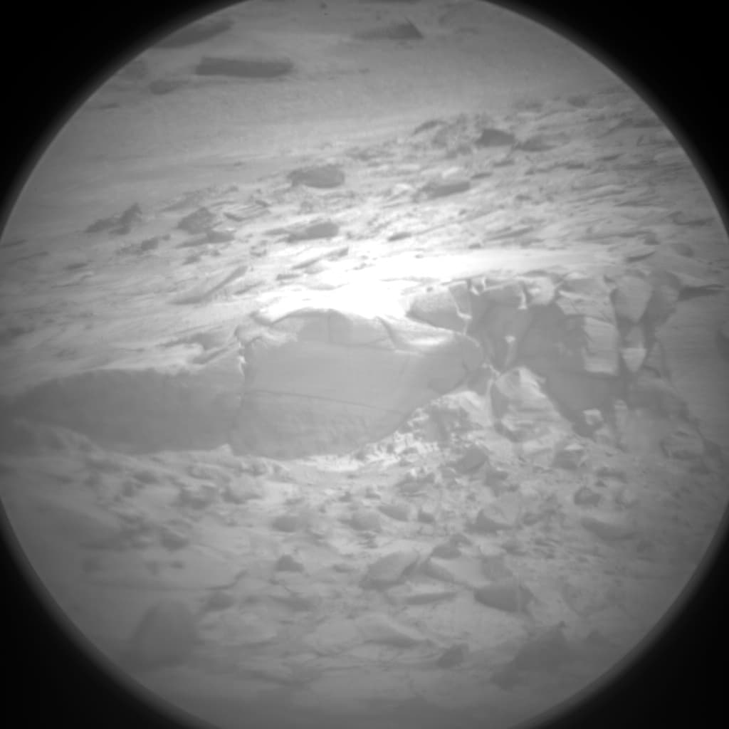 Foto de Marte da câmera CHEMCAM_RMI