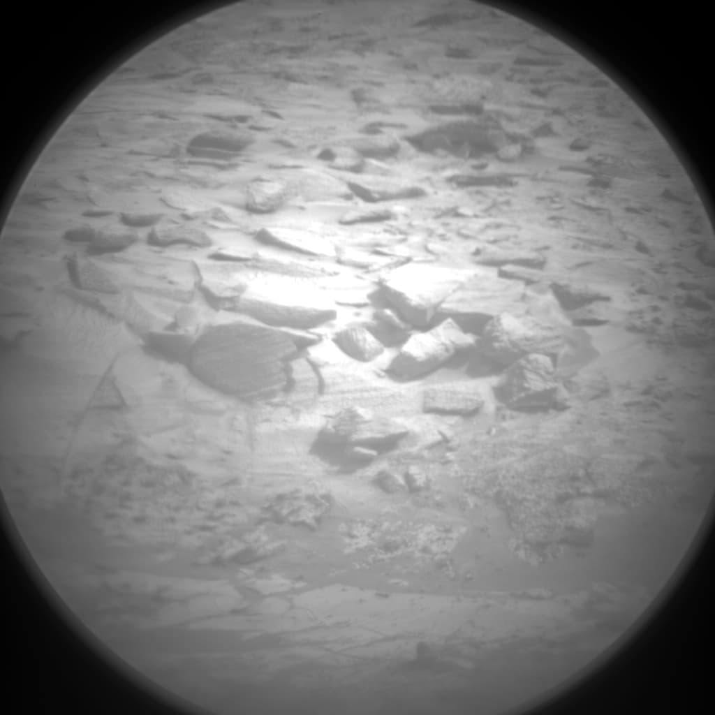 Foto de Marte da câmera CHEMCAM_RMI