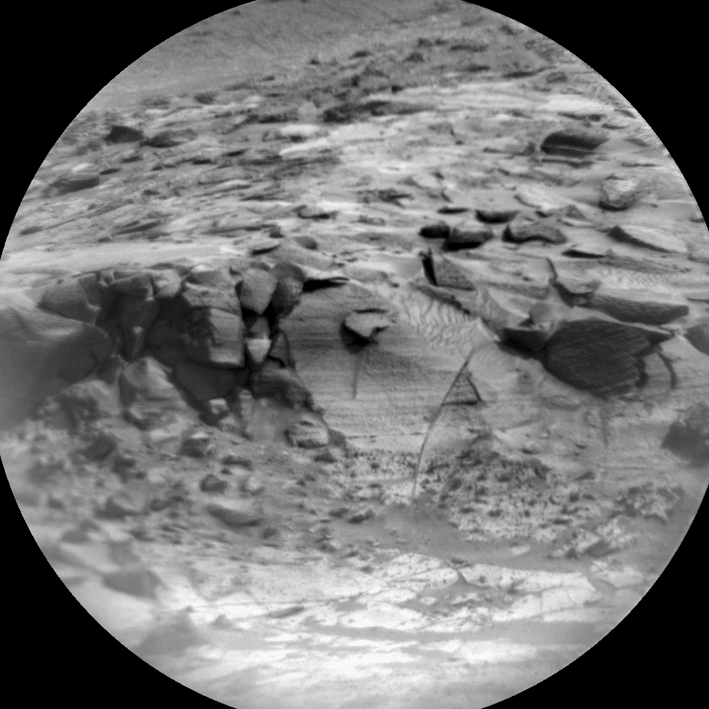 Foto de Marte da câmera CHEMCAM_RMI