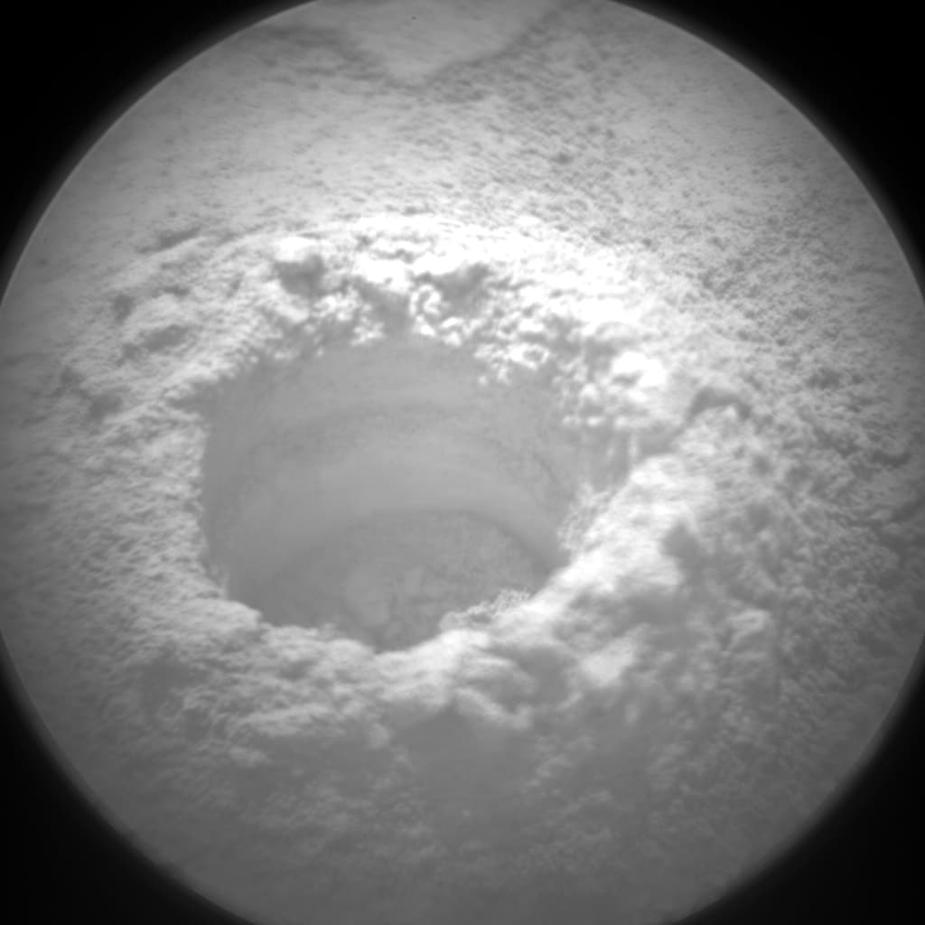 Foto de Marte da câmera CHEMCAM_RMI